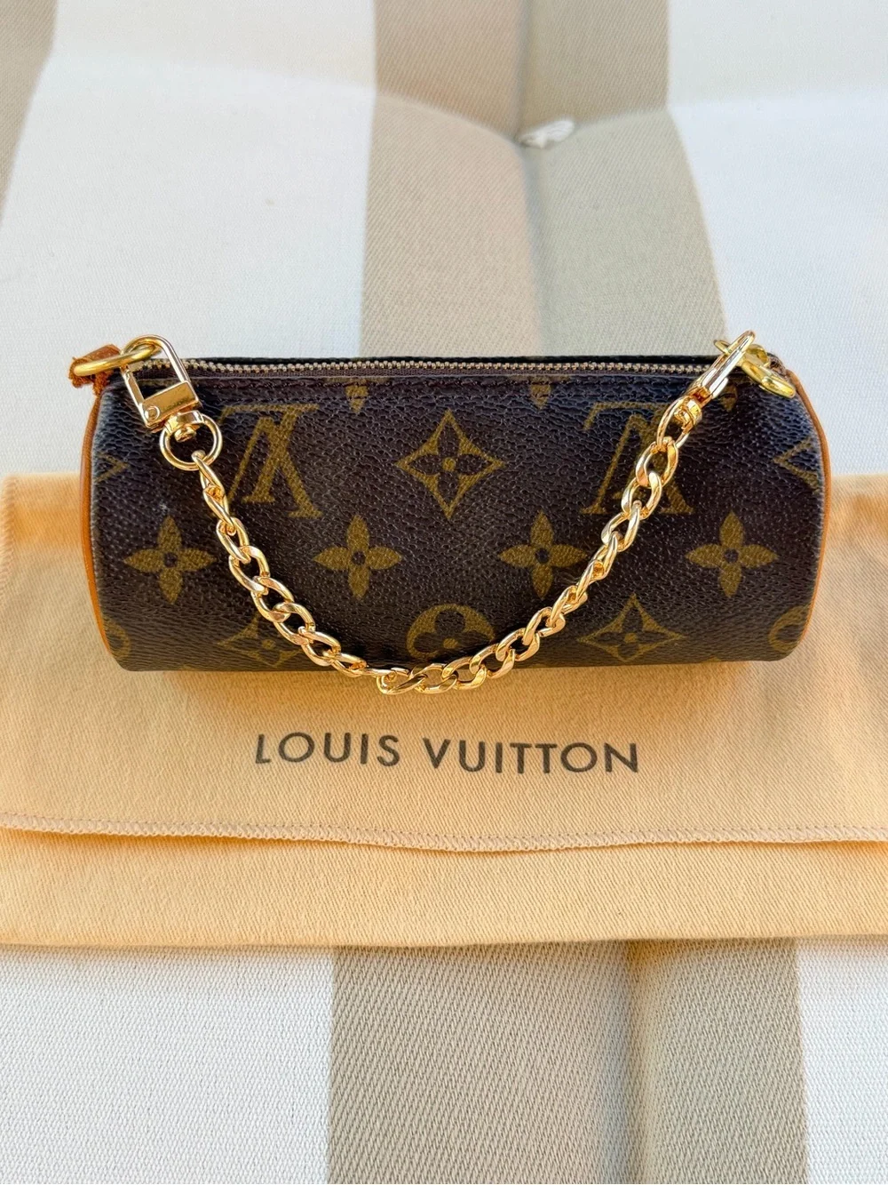 Louis Vuitton Baby Papillon 15 canvas and patina on Vachetta beautiful READ LIST